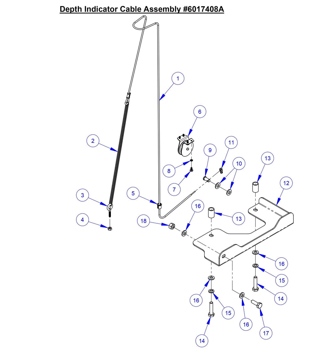 CC7574DD Depth Indicator Cable Assembly