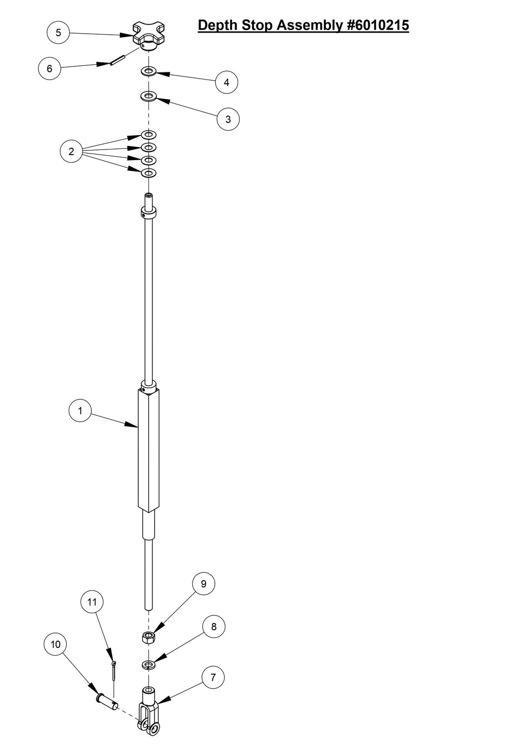 CC6566 Depth Stop Assembly