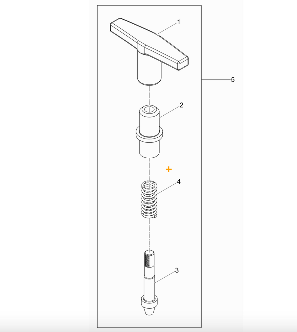 Detent Pin Parts for M3000 120V Concrete Vibrators
