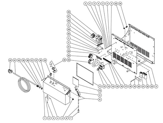 HHS-2004-1E2A/1E2G/1E8A/1E8G, HHS-3004-1E2A/1E2G/1E8A/1E8G, HHS-3005-1E2A/1E2G/1E8A/1E8G Electric Box Assembly Parts By MiTM