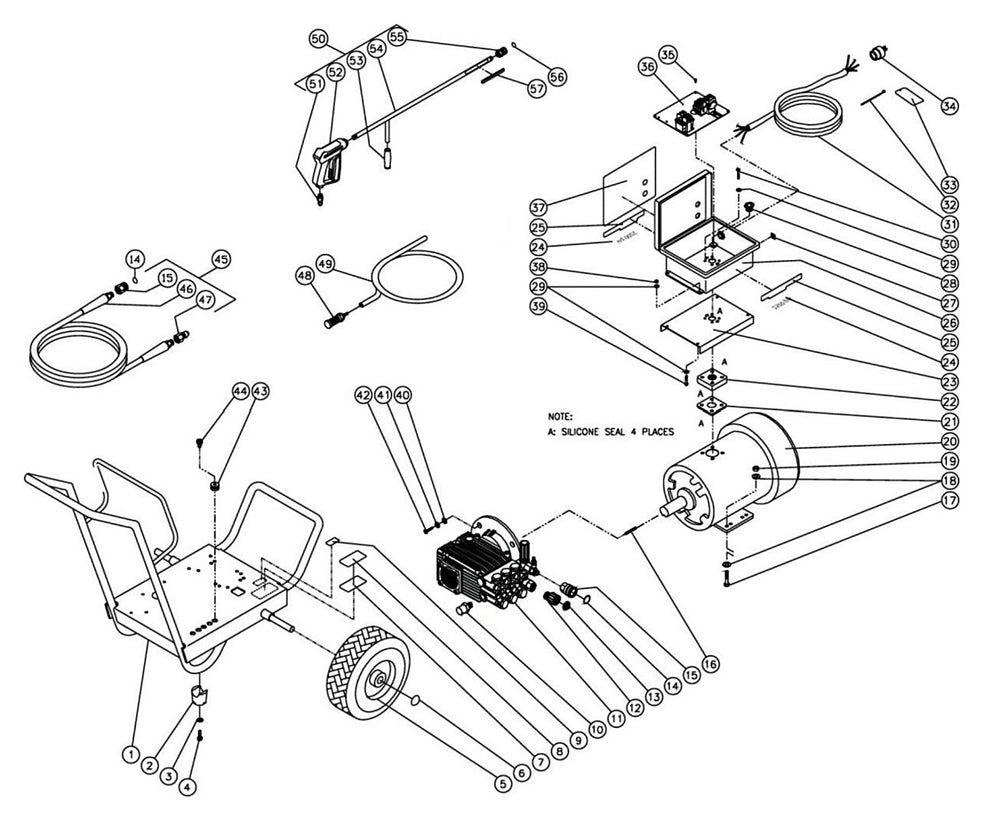 JP-3004-0ME3 (sn:0-10084649) Frame Assembly Parts By MI-T-M