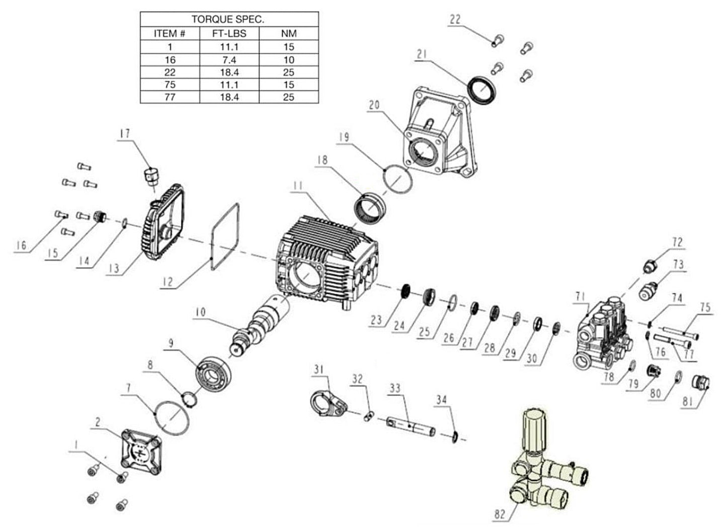 CM-4200-0MMB (sn:11390469-99999999) Pump Assembly Parts by MiTM