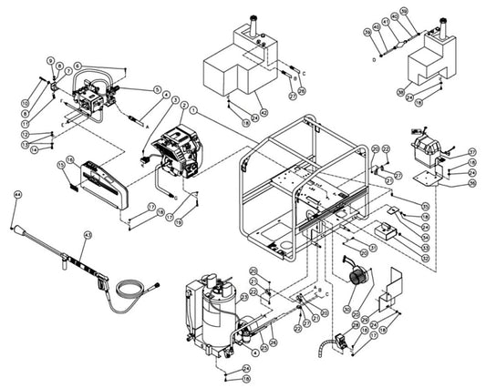 HSD-3505-0MGH Frame Assembly Parts By MiTM