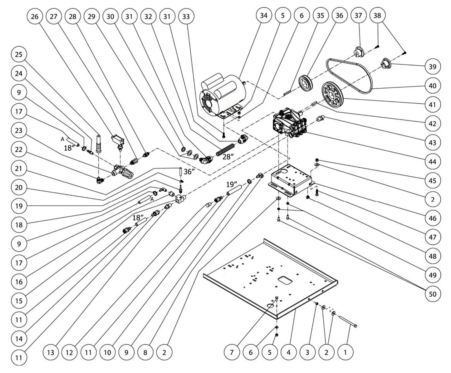 HHB-1002-0E1A, HHB-1003-0E1A, HHB-1003-0E1A, HHB-1502-0E1A, HHB-2503-0E2A, HHB-303-0E1A (sn:0-15152417) Series Motor//Pump Plate Assembly Parts By MiTM
