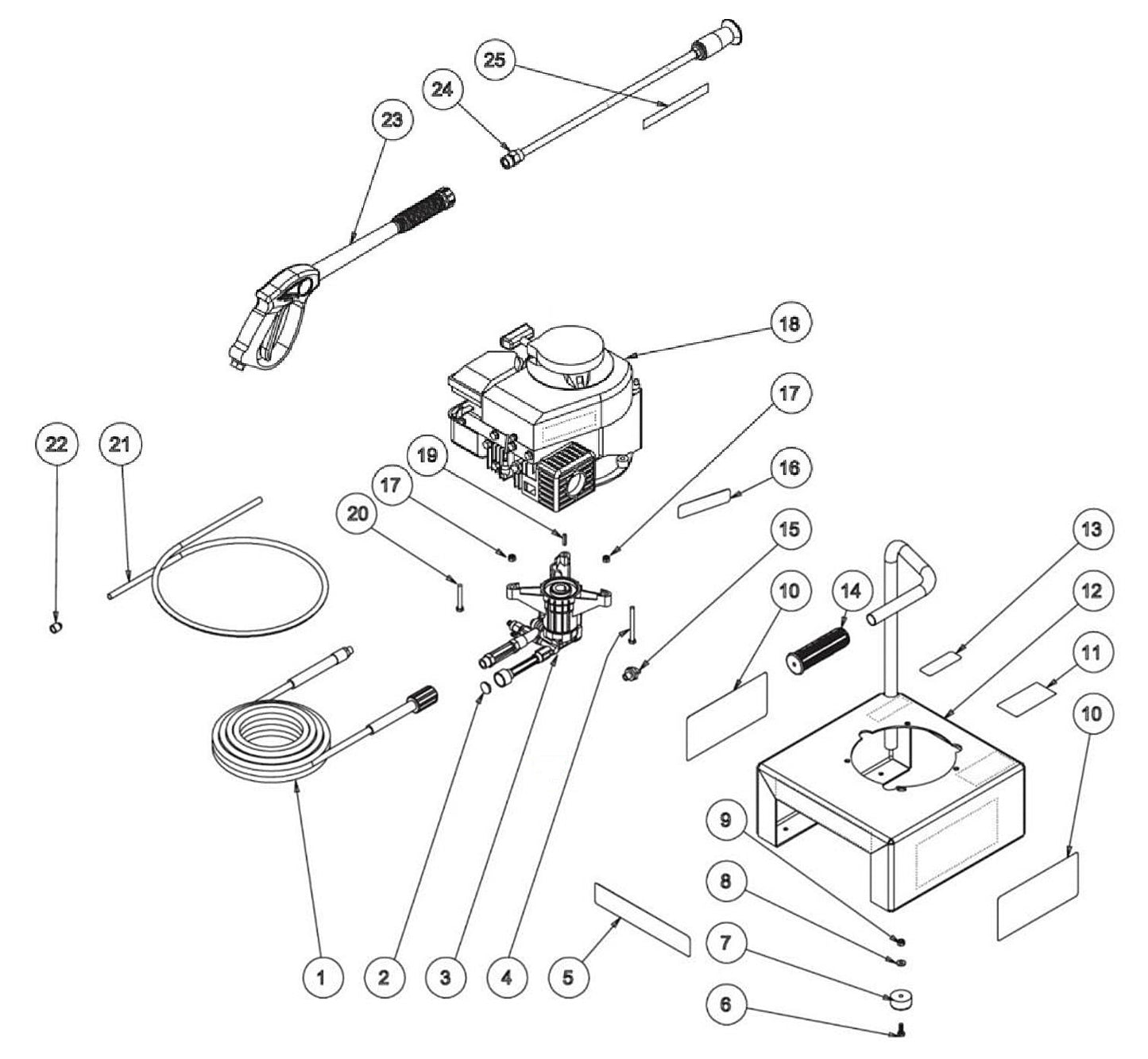 CV-1800-0MBH (sn:10241139-99999999) Frame Assembly Parts by MiTM