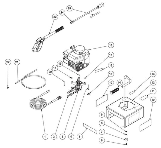 CV-1800-0MBH (sn:10241139-99999999) Frame Assembly Parts by MiTM