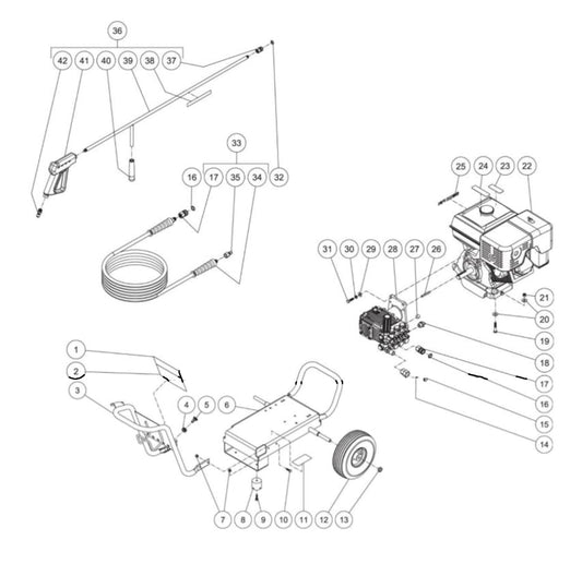 JP-3504-0MHB/0MRB (sn:10534500-10741768)(sn:10176596-105341768) Frame Assembly Parts By MI-T-M