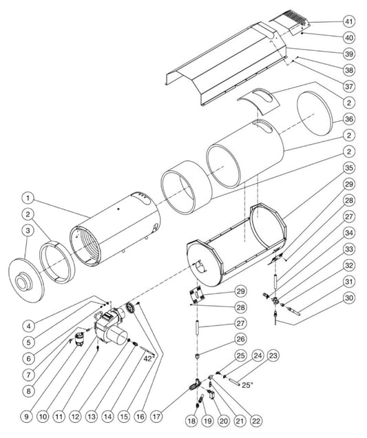 HVS-3008 Heat Exchange Assembly Parts by Mi-T-M.
