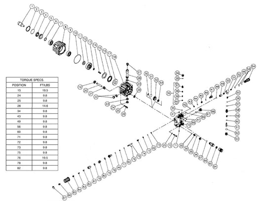 CM-1500-0MBC, CM-1503-1MBC (sn:210143-99999999), CM-1503, CM-2003 Pump Assembly Parts by MiTM