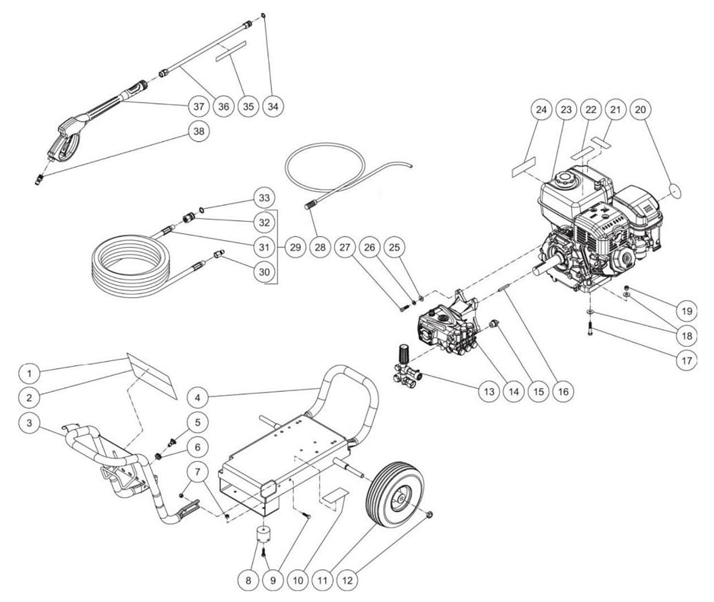 CM-4000-1MMB (sn:10817969-99999999) Frame Assembly Parts by MiTM
