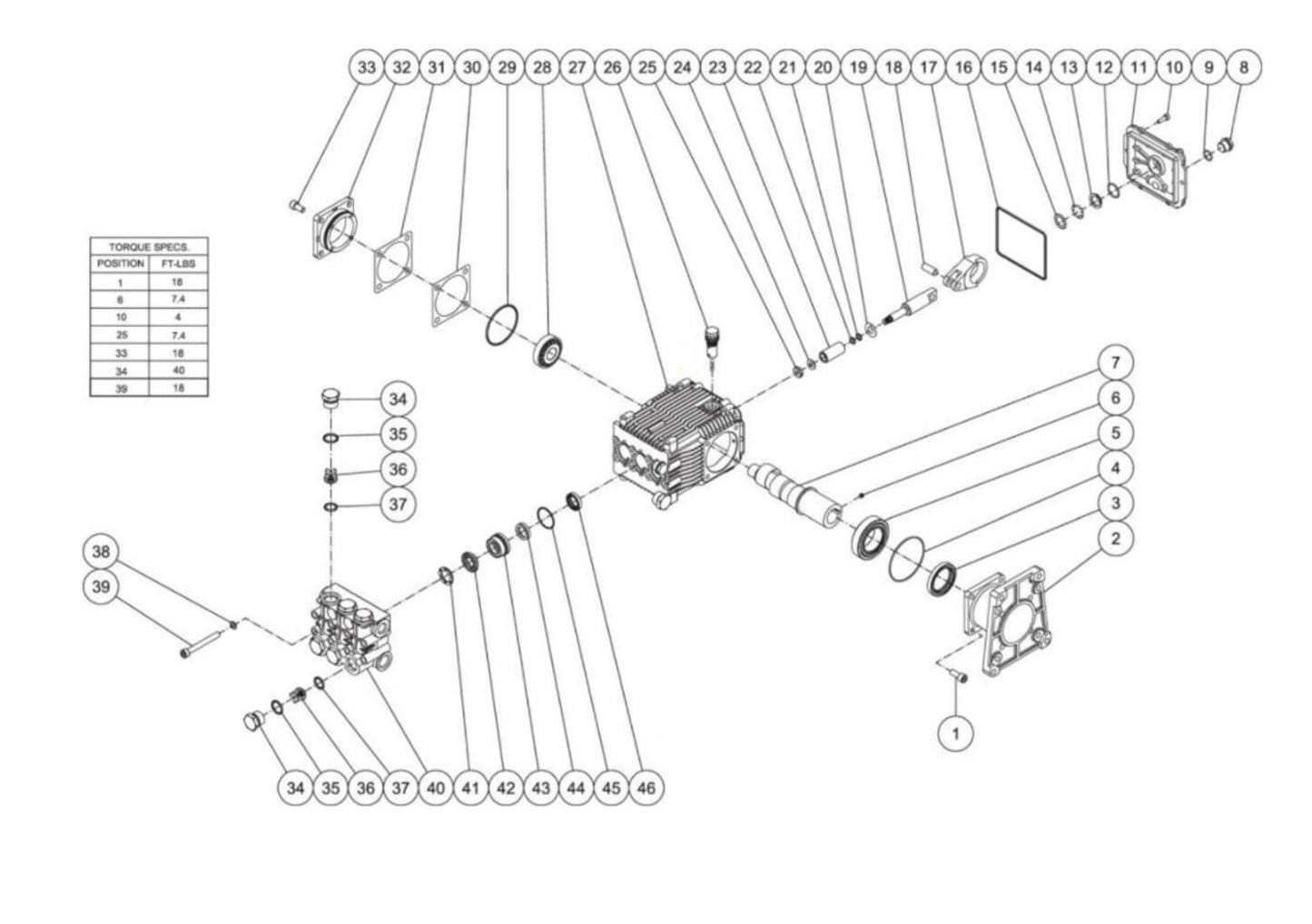 CA-4004 (sn:10741769-99999999), JP-3504-0MHB, JP-3504-0MRB, JP-4004-1MHB, JP-4004-1MRB (sn:10741769-99999999), JP-3504-3MHB/3MKB/3MMB/3MSB, JP-4004-3MHB/3MSB Pump Assembly Parts by Mi-T-M