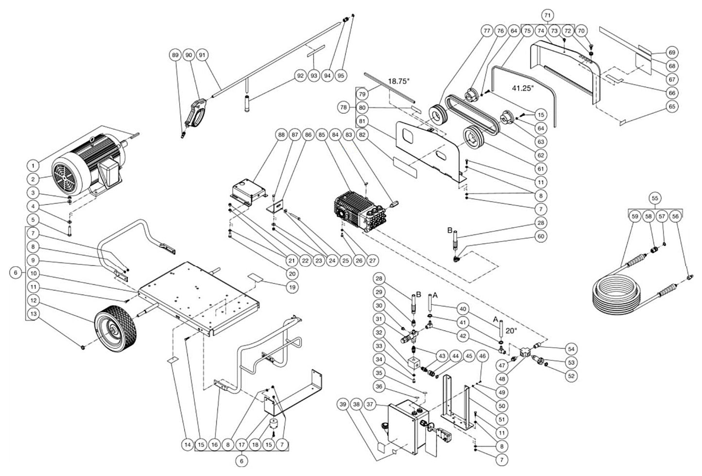 CW-5004-0ME3 (sn:10235167-99999999) Frame Assembly Parts by MI-T-M