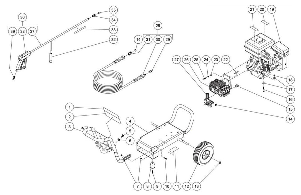 JP-3003-3MSB (sn:10817969-99999999) Frame Assembly Parts By MI-T-M