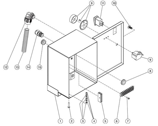 HOM-3506-0E10 Electric Box Assembly Parts By MiTM