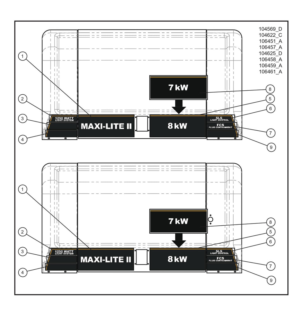 Door Stripe Decals (Fig 1) Parts By Allmand