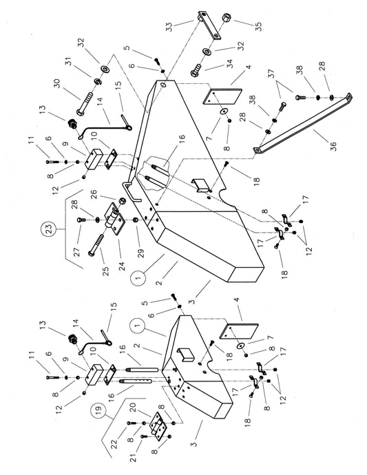 CC6000D Drawing 10 Blade Guard Assembly