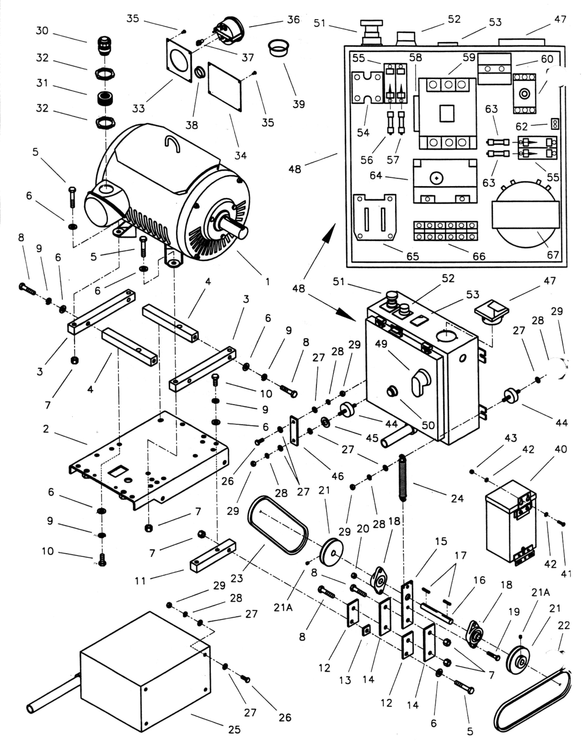 CC4000D Drawing 8 Motor And Starter Group