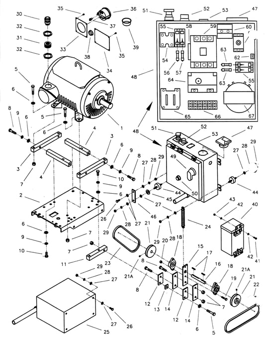 CC4000D Drawing 8 Motor And Starter Group