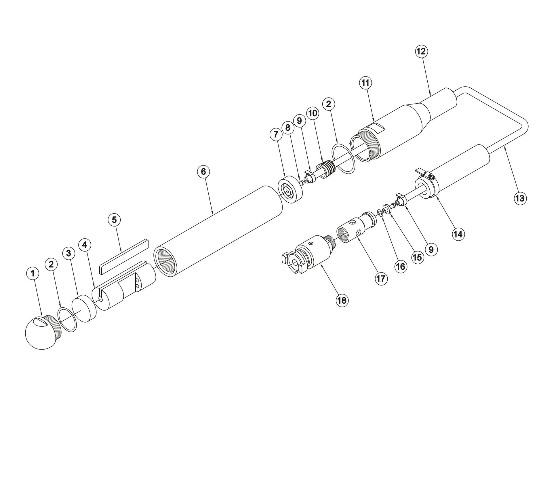 Drawing and Parts list for BD35 By Wyco
