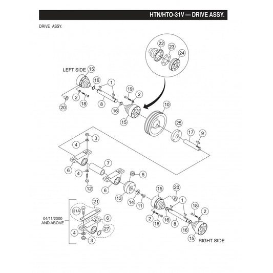 HTN-31VTCSL5 HTO-31VTCSL5 Drive Assembly