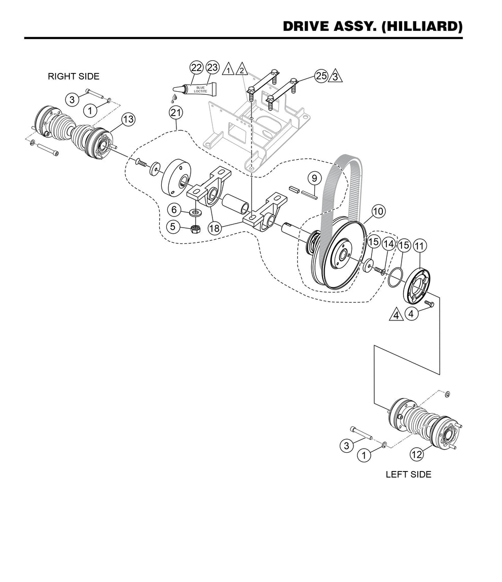 HHN31VTCSL5 Drive Assembly (Hilliard)