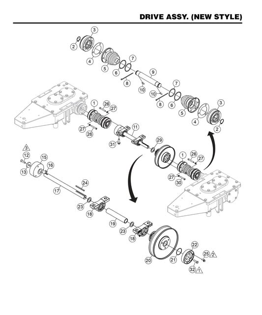 HHXG5 Drive Assembly (New Style)