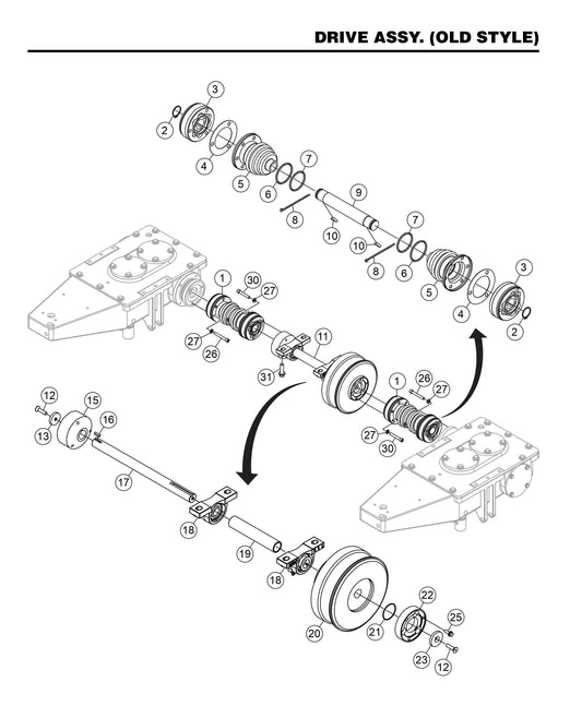 HHXG5 Drive Assembly (Old Style)