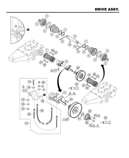 HHXDF4 HHXDF5 Drive Assembly