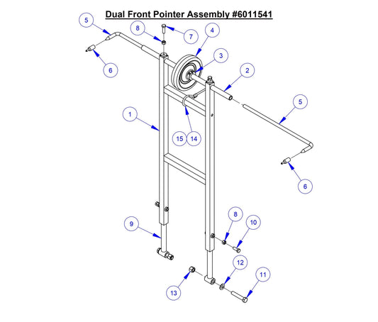 CC6566-3 Dual Front Pointer Assembly