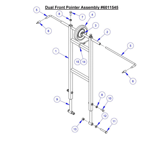 CC7574DD Dual Front Pointer Assembly