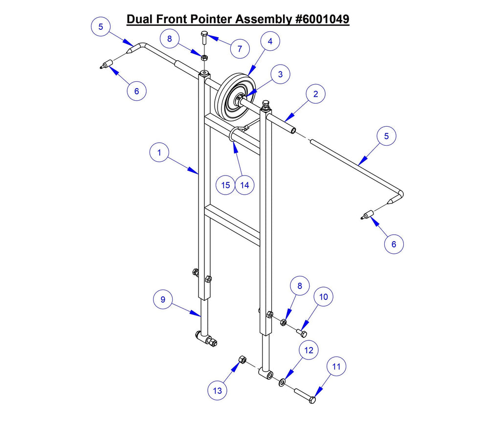 CC5049 Dual Front Pointer Assembly