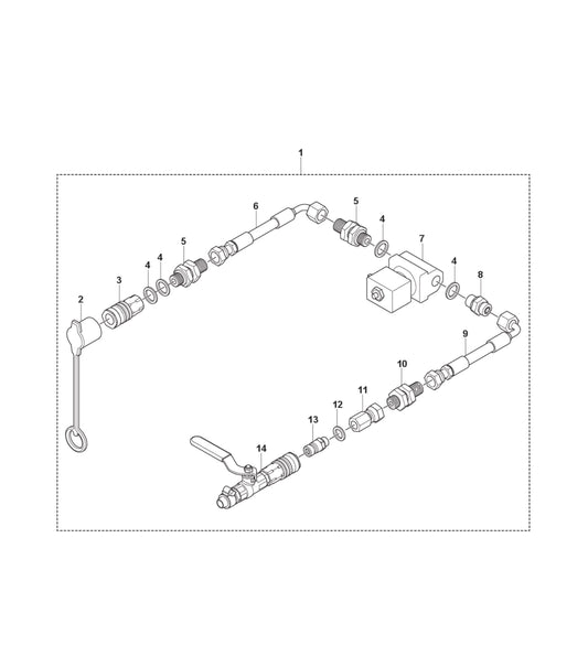 Dust Reduction Kit Parts for DXR 95 By Husqvarna