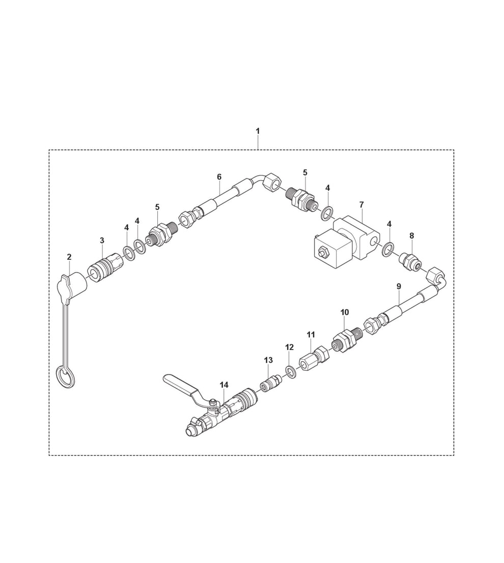 Dust Reduction Kit Parts for DXR 95 By Husqvarna