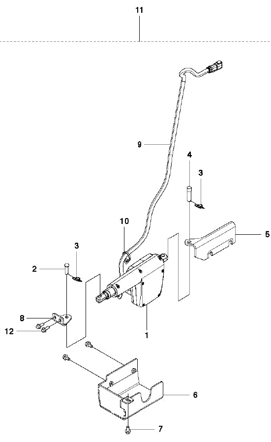 FS5000 E-Track System Assembly Parts by Husqvarna
