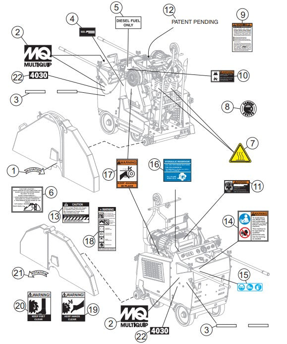Nameplates And Decals Assembly Parts-SP403016, SP403020, SP403026, SP403030 DEUTZ F2L2011 DIESEL ENGINE