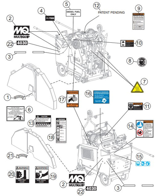 Nameplates And Decals Assembly Parts-SP403016, SP403020, SP403026, SP403030 DEUTZ F2L2011 DIESEL ENGINE
