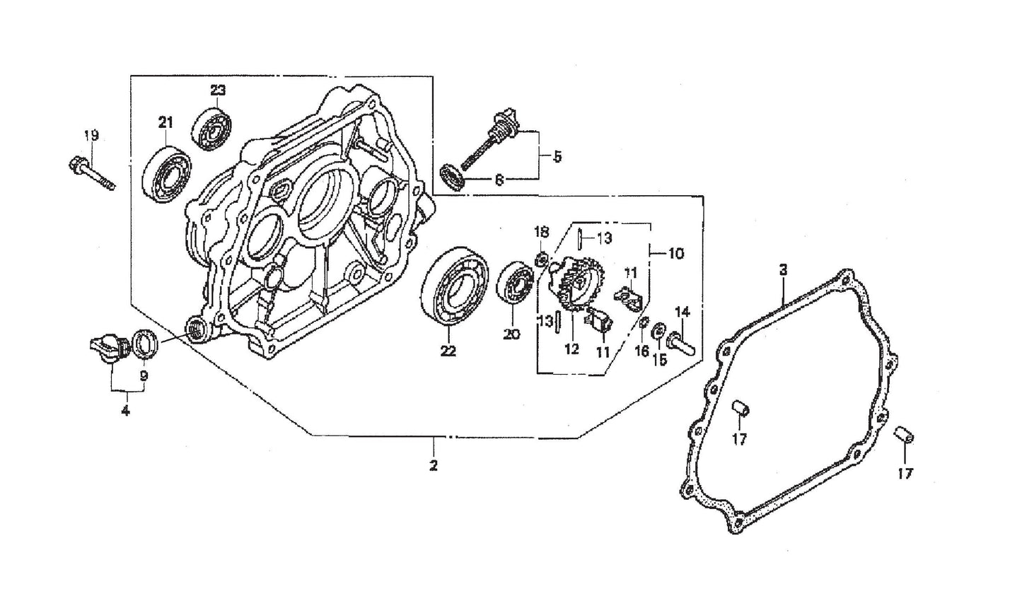 Crankcase Cover Assembly Parts- EM90S (Steel), EM90P (Plastic) Plaster And Motor Mixer