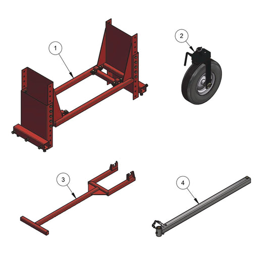WB1224 Endframe Assembly Kit Assembly Parts by Allen Engineering