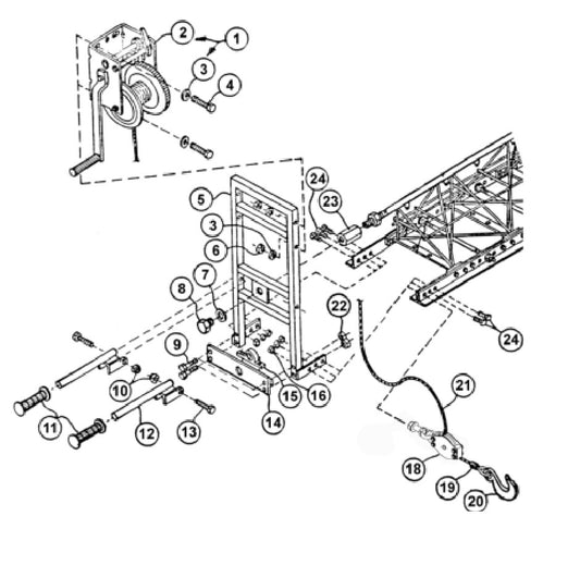 SA12 End Handle Assembly Parts By Allen Engineering