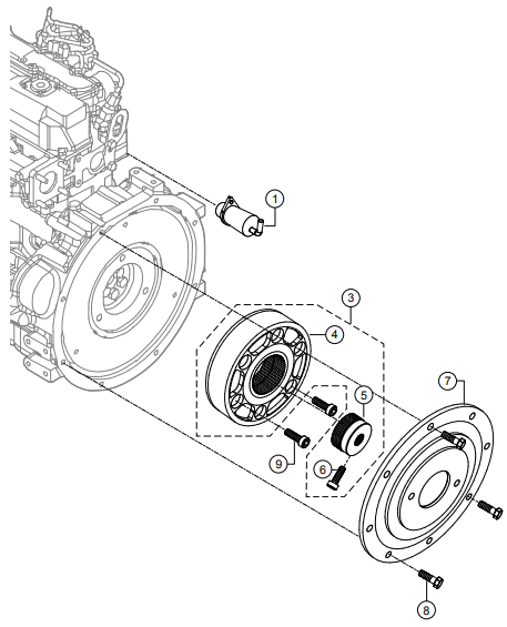 AAAA RX1575- Engine Add-On Parts Assembly Parts By Multiquip