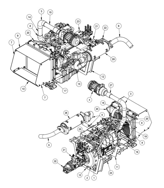 HDX605 Hydra Drive Extreme Riders Engine Assembly Parts By Allen Engineering