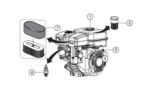 Subaru Engine Service Parts for BH90C Trowels by Multiquip Whiteman