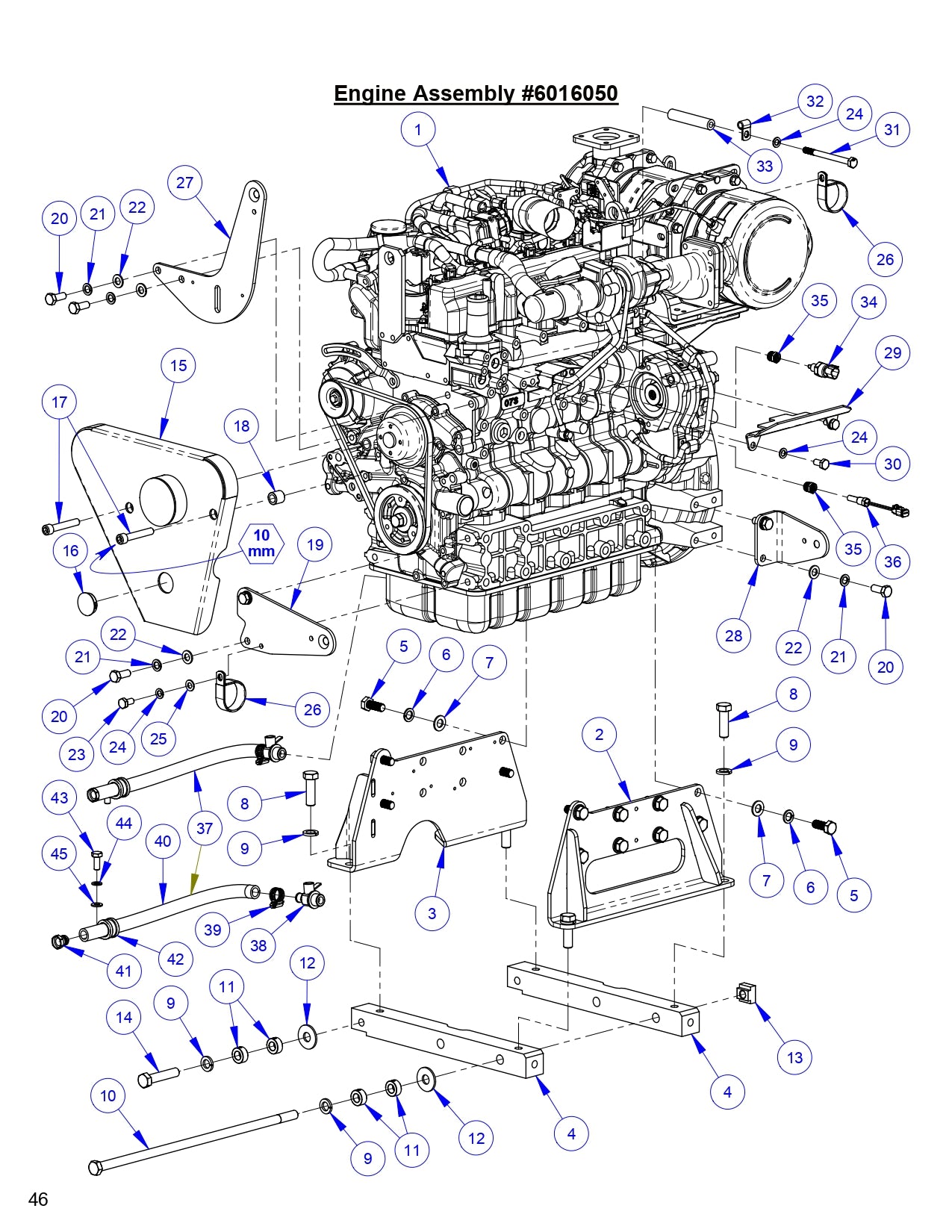 CC9074DK Engine Assembly Parts