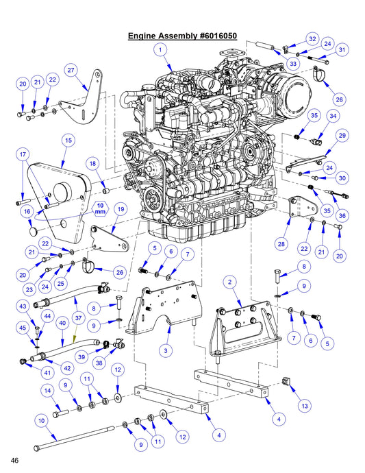 CC9074DK Engine Assembly Parts