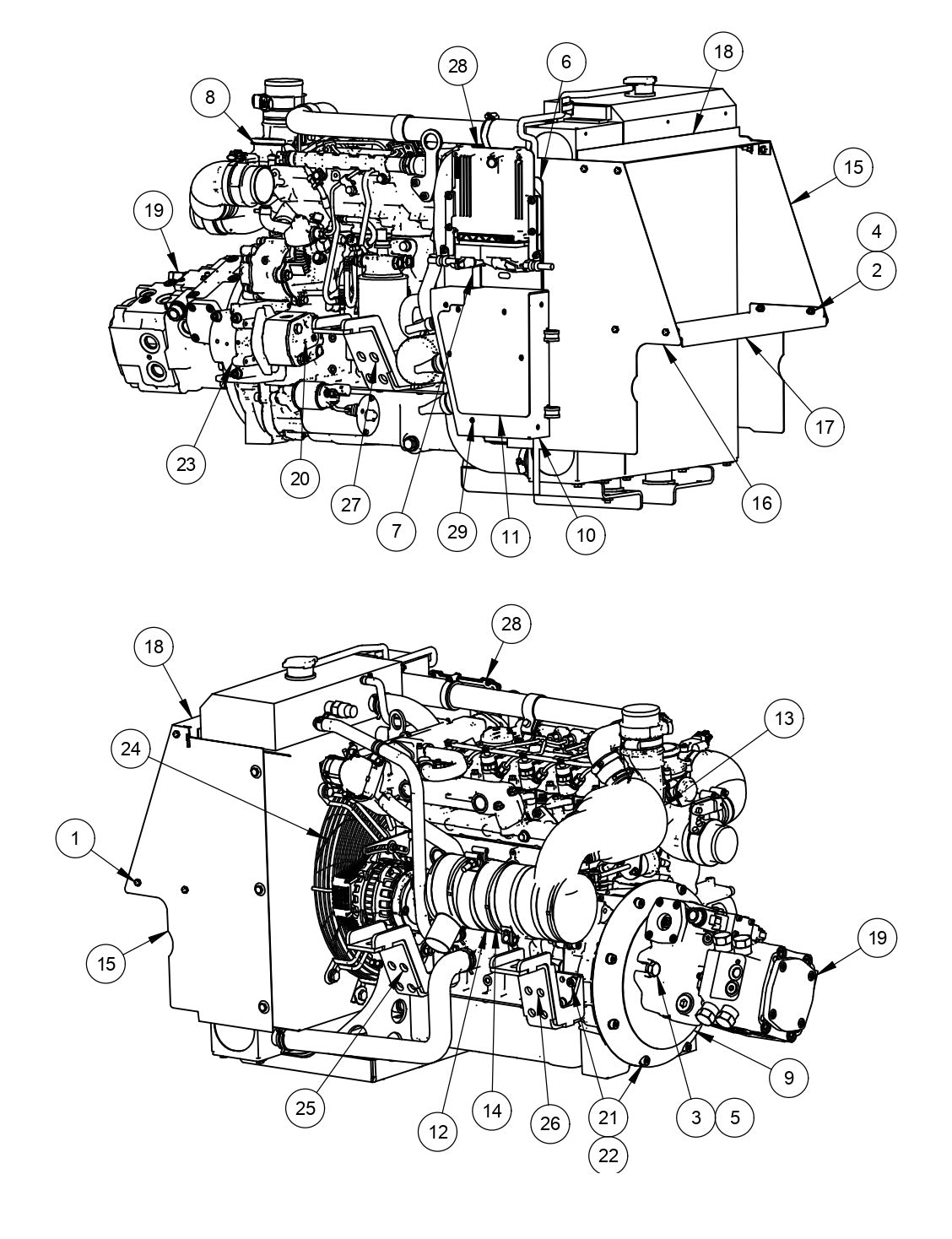 HDX780 Hydra Drive Extreme Riders Engine Assembly Parts by Allen Engineering