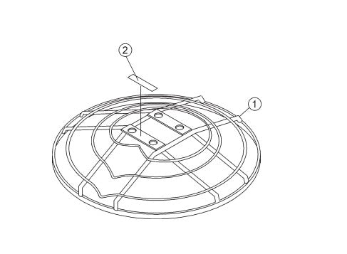 Guard Ring Assembly Parts for Epoxy Series Trowels by Multiquip Whiteman