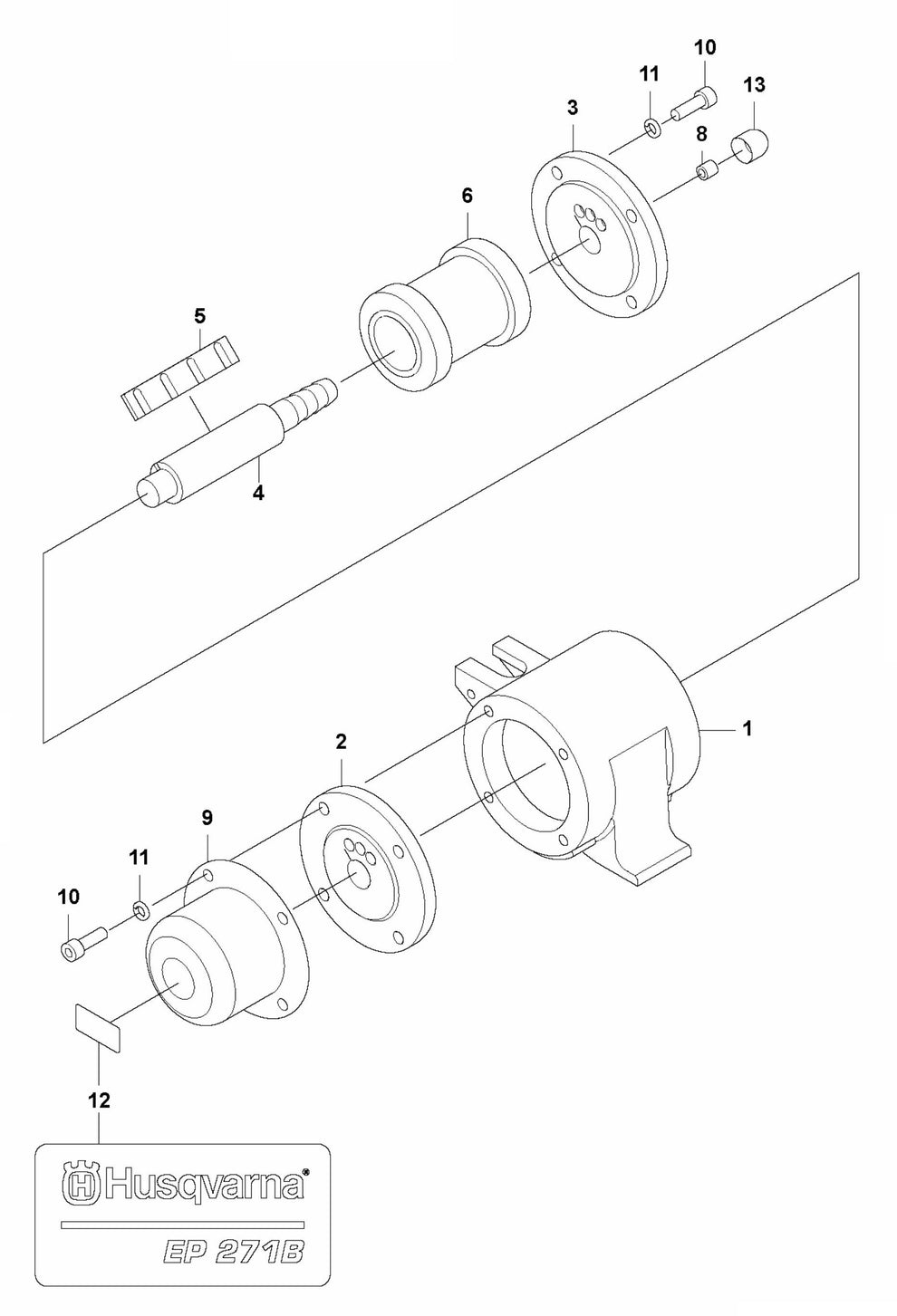 EP 271B Product Complete Assembly Parts by husqvarna