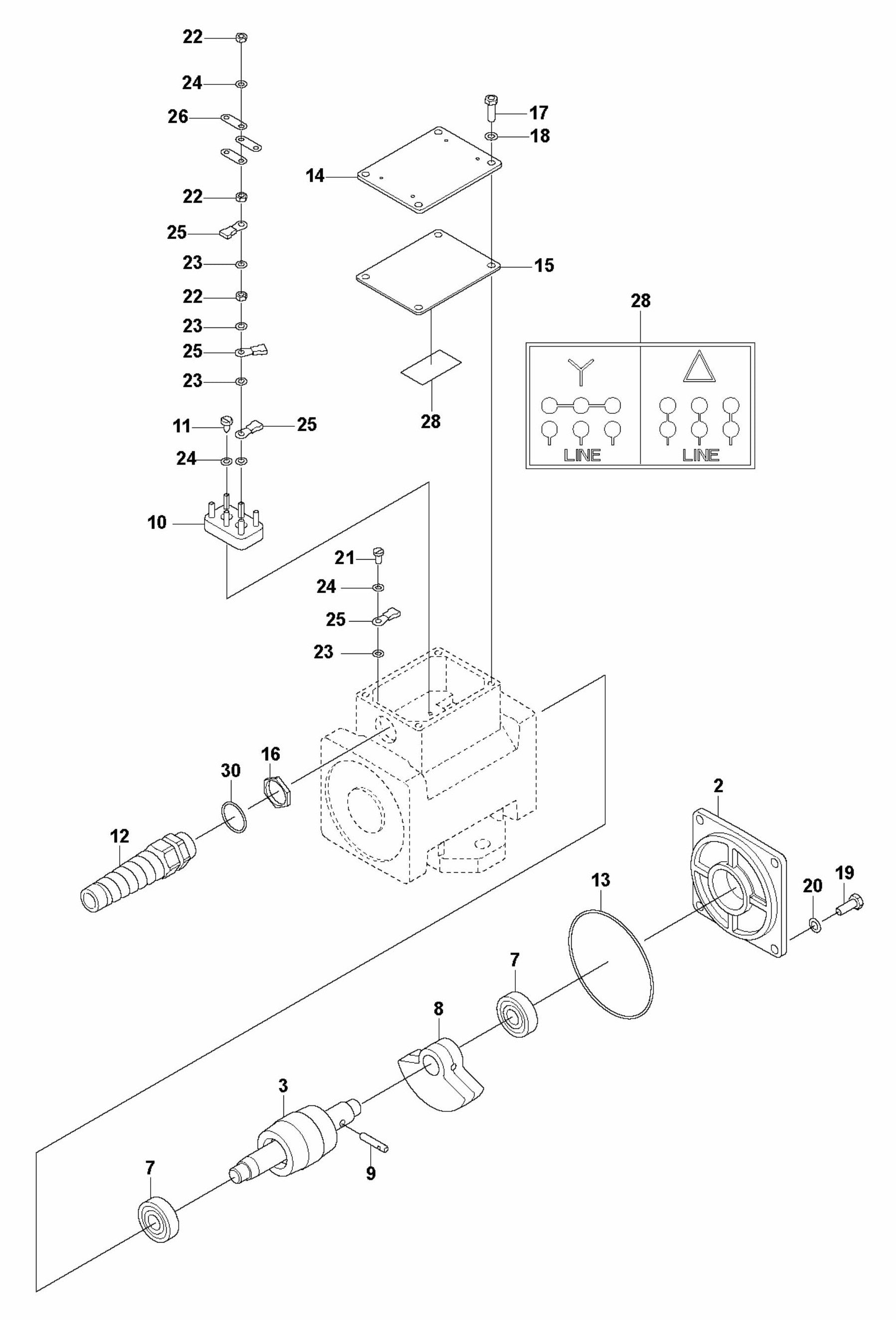 ER 105 Product Complete Assembly Parts