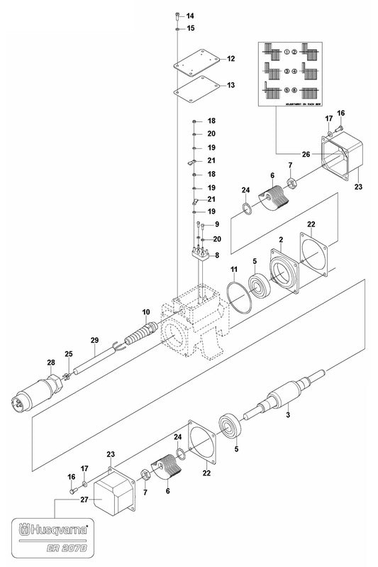 ER 207B Product Complete Assembly Parts