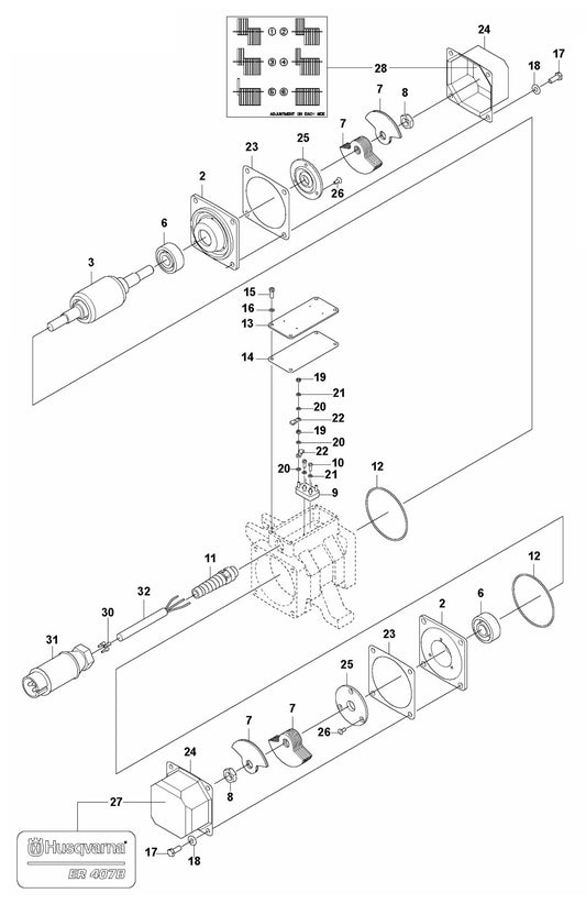 ER 407B Product Complete Assembly Parts